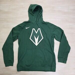 Nike NBA Milwaukee Bucks Green Basketball Hoodie Men's‎ Size Large